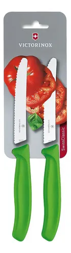 comprar Cuchillos De Mesa Swiss Classic Verde. 11 Cm. Victorinox Color Verde
