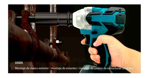 Imagen 3 de 9 de Llave De Impacto 1/2'' Xtd 48v Industrial 360nm Atornillador