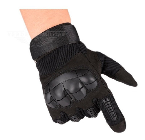 Guantes Tacticos Militares Moto Bici Ciclismo Gym Rescate Protección Policia Chopper Deportivos Dedo Completo Nudillos