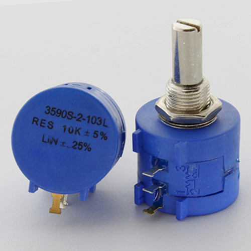 Potenciometro De Precision 10 Vueltas 2w 10k 3590s-2-103l