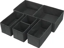 Comprar Organizadores De Ropa Interior Plegable De Tela Color Negro