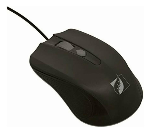 Green Leaf 18-8624bk Mouse Ergonómico Usb, 1000 Dpis