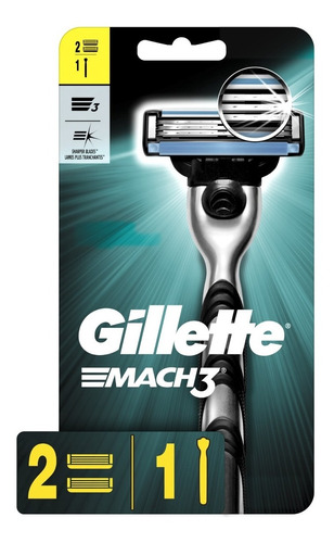 Gillete Mach3 Men's (afeitadora+2 Cartuchos) 
