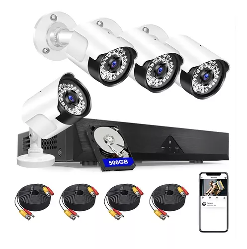Kit cámaras de vigilancia con disco duro - KIT FRANQUICIAS