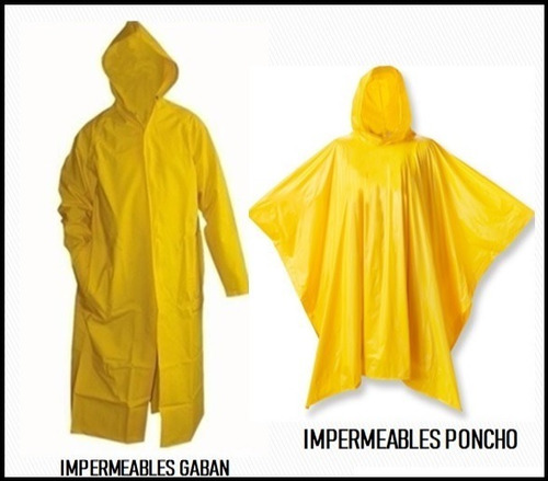 Impermeables  Gaban Poncho Y Conjunto Pantalón Y Chaqueta 