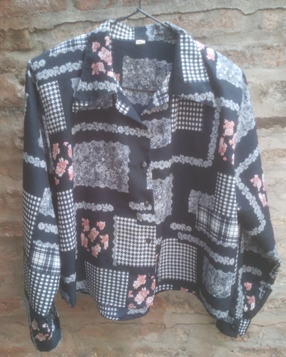 Camisa Blusa Vintage Talle Xxl 65 Cm De Sisa 