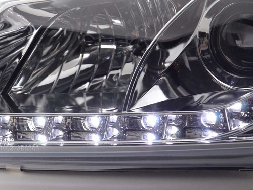 Imagem 4 de 5 de Farol Sonar Retrofit Led Audi A3 2006 2007 2008 Cromado