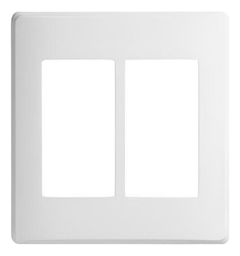 Placa 4x4 6 Postos Com Suporte Branco 20913-50