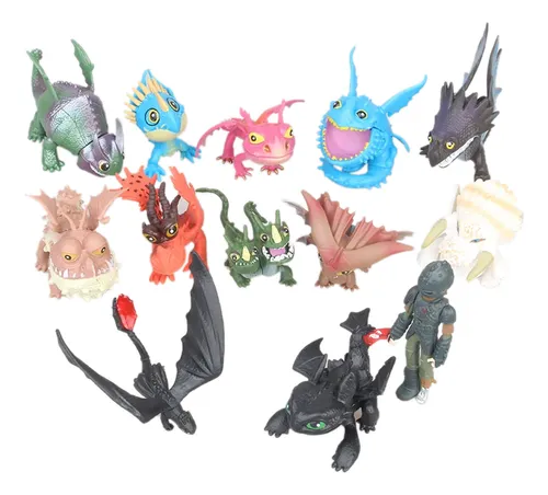 comprar Set 13 Figuras Como Entrenar A Tu Dragon Chimuelo Colección