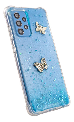 Funda A Pedido Resina Epoxi Mármol Mariposa Para Xiaomi