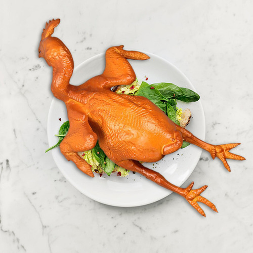 Modelo De Pollo Asado, Modelo De Comida Artificial Realista,