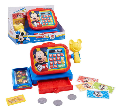 Mickey Mouse Disney Original Caja Registradora Sonidos Acces