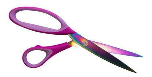 Tesoura De Titanium 8,5 Polegadas 21cm Corte E Costura Rosa