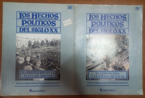 Revista Los Hechos Políticos Del Siglo Xx Hyspamérica- 6 N°