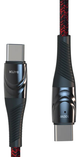 Kumi B1 Cable De Datos Usb C/tipo C Carga Rapida 100w 1.2m