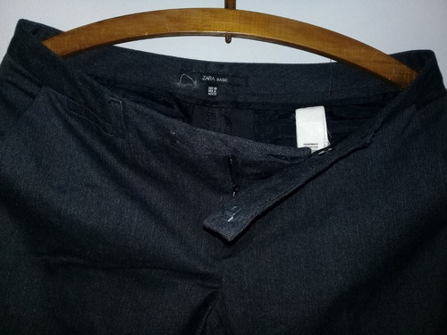 Pantalón De Vestir Dama Zara Basic 40