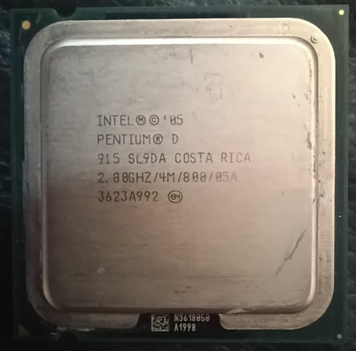 Micro Procesador Intel Pentium D 915 775 2.80 Ghz