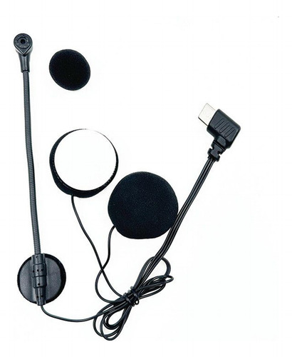 Micrófono Para Casco Con Altavoz Micrófono Para Moto Auricul