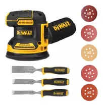 Comprar Lijadora Roto Orbital Dcw210b + 25 Discos + 3 Formones