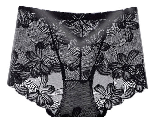 Ropa Interior De Algodón Para Mujer Con Abertura De Encaje E