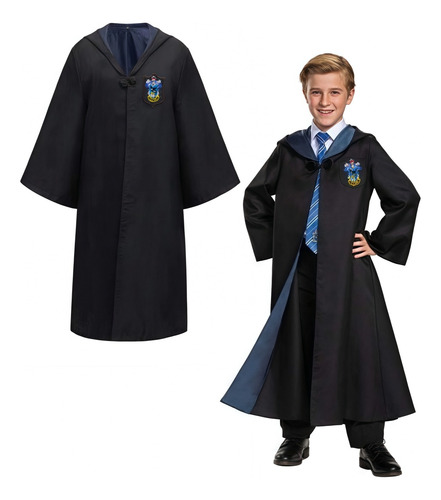 Capa Bordada De Harry Potter Hogwarts Hevlepf/ravenclaw Para Niños Disfraz Mágico Cosplay Fiesta De Cumpleaños