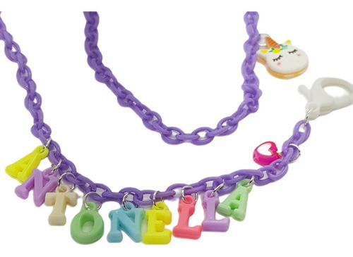 Imagen 8 de 9 de 12 Cadenas De Plástico Finas Colores Para Bisutería