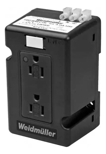 6720005421 Weidmuller Contacto Dobles Drac Dp 15 Color Negro