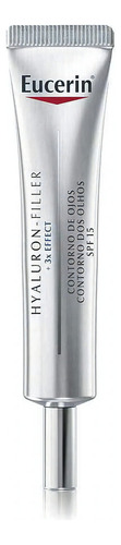 Crema Hyaluron Filler 3x effect Contorno de Ojos Eucerin Hyaluron-Filler día/noche para todo tipo de piel de 15mL/15g 30+ años