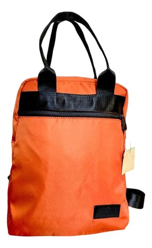 Mochila Cartera Bolso Nylon Impermeable Roque Canva