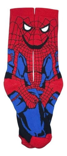 Meias Estampadas Divertidas De Personagens E Temas Diversos Homem Aranha 35-44