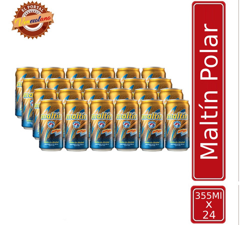 Maltin Polar Lata X 24 - mL a $20