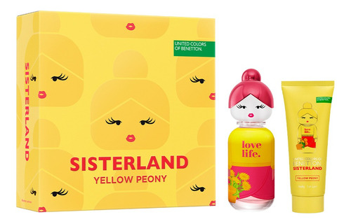 Benetton Sisterland Yellow Peony Edt 80ml Perfume Para Mujer