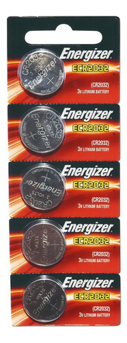 Pila Energizer Lithium Coin CR2032 Botón - pack de 5 unidades