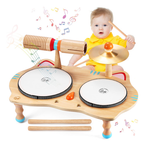 Wingyz Juego De Batera Para Nios, Instrumentos Musicales Par