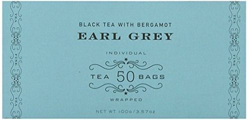 Harney & Sons Negro Té, Earl Grey, 50 Bolsitas De Té