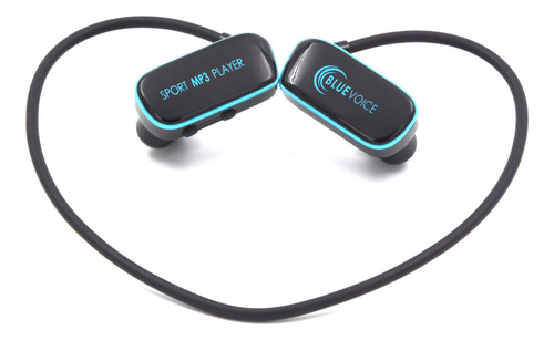 Blue Voice Auricular Impermeabl Para Reproductor Mp3 8 Gb
