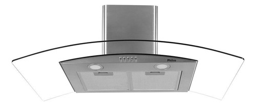 Coifa De Parede Philco Curva 90cm Inox Dupla Filtragem 220v
