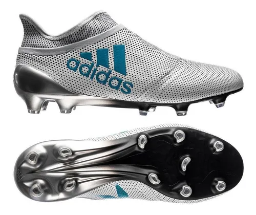 Tacos Para Fútbol adidas X 17+ Gris