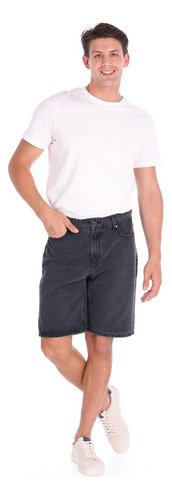 Short Bermuda Holstone Para Hombre De Mezclilla Slim