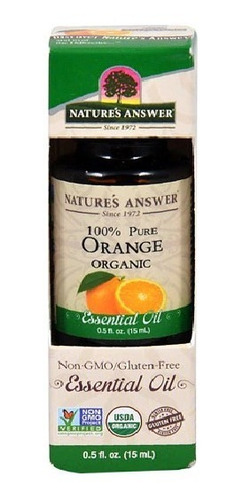 Aceite Esencial Relajante Orgánico Puro De Naranja 0.5fl Oz 