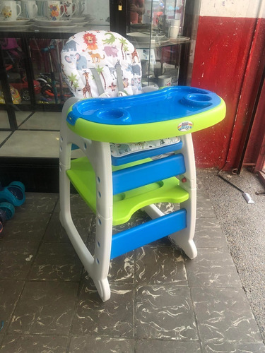 Imagen 9 de 9 de Silla Comedor Y Escritorio Para Bebe 2 En 1 Para Niño