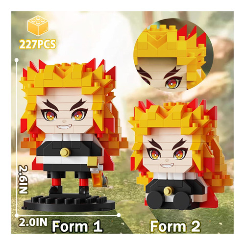 Conjunto De Edificios De Figuras Con Temática De Anime De 5,