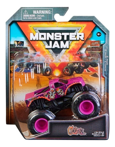 Autos Monster Jam Vehículos 1:64 - Juguete - Vamos A Jugar Personaje Calavera