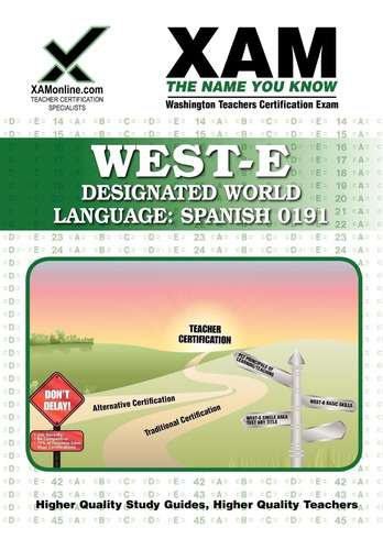 Libro: West-e World Language: Spanish 0191 Teacher Certifica