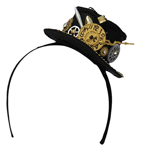 2 5 Steampunk Mini Sombrero De Copa Diadema Reloj Y Eng...