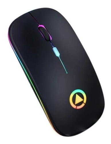 Mouse para jogo sem fio recarregável Yindiao  A2 preto