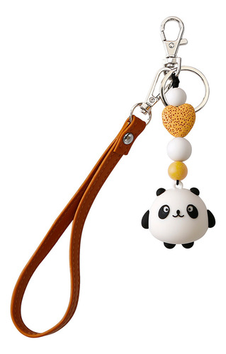 Llavero Colgante Con Diseño De Panda Para Decoración De Coch