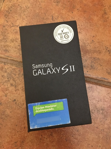 Caja Vacía Celular Samsung Galaxy S2 Noble Black 16 Gb