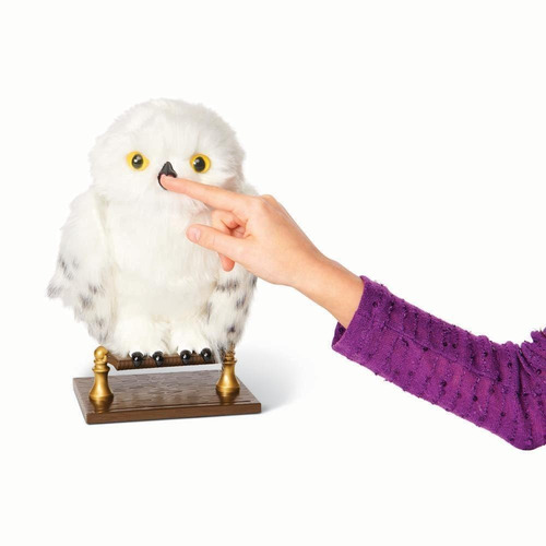 Imagem 5 de 10 de Wizarding World Coruja Hedwig - Harry Potter Som E Movimento