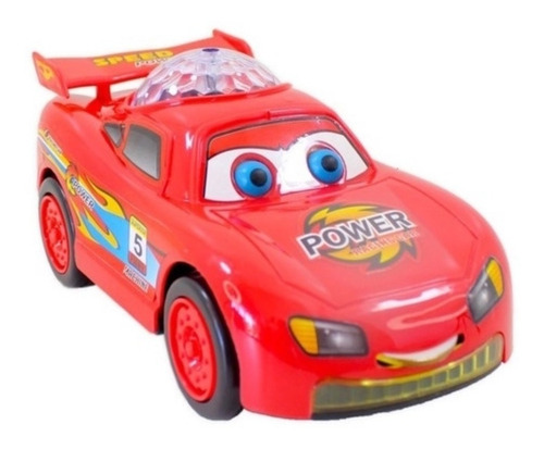 Carrinho Carros Mcqueen Relampago Bate E Volta Com Som Luz